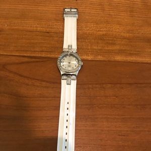 Swatch watch with Swarovski crystals